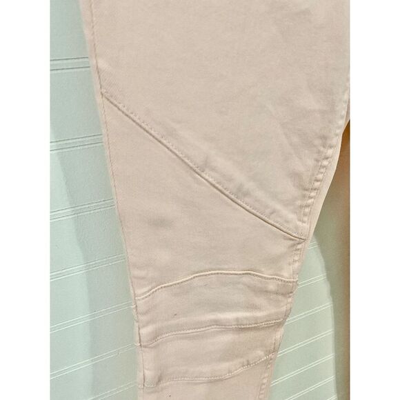 Hudson Los Angeles Women’s Barbara High Waist Pink Skinny Jeans Pearl Pink - Picture 4 of 12